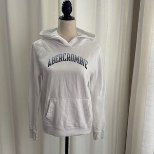 Abercrombie Kids White Hoodie
